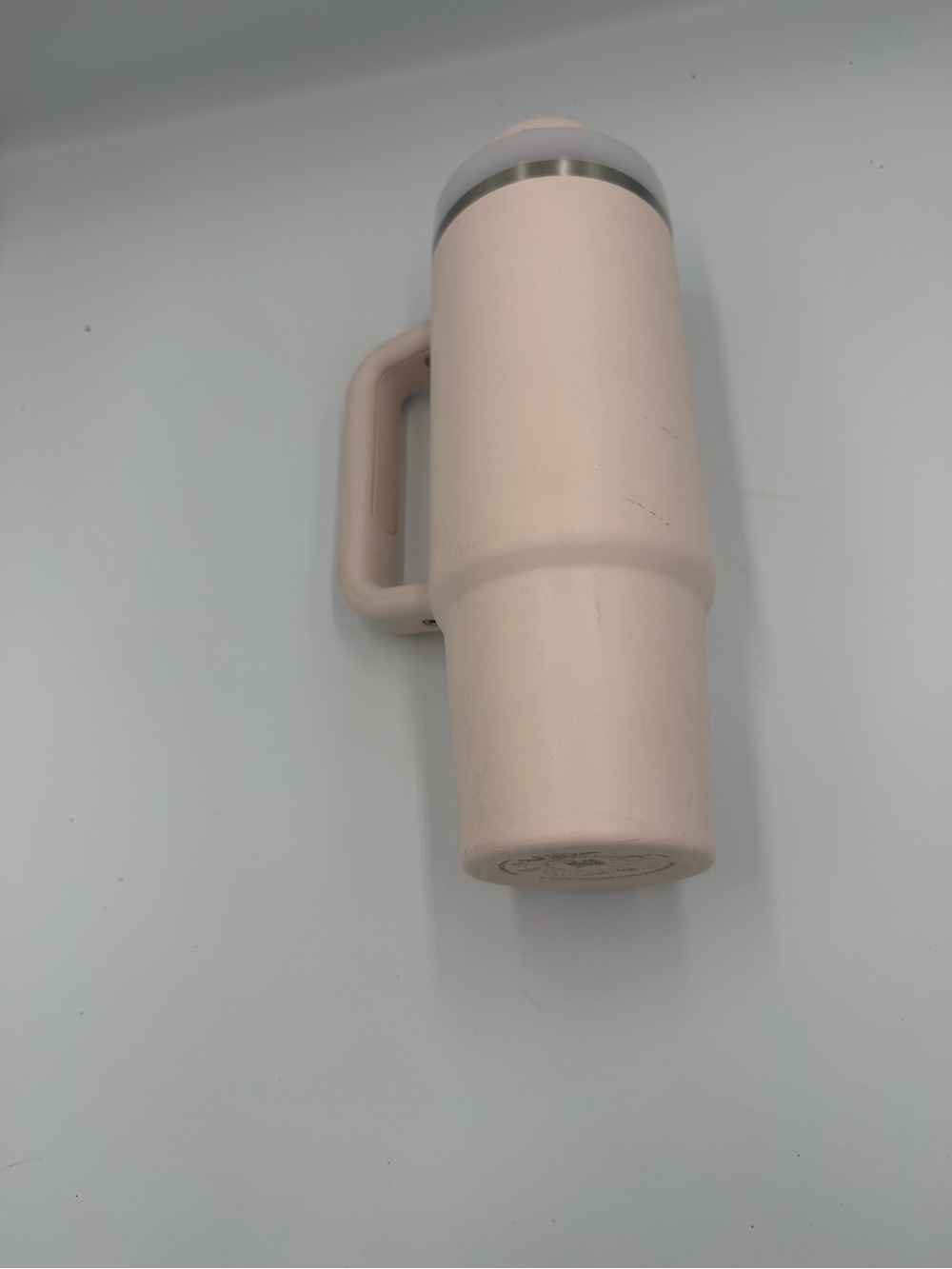 Stanley Pale Pink Insulated Tumbler with Handle and Straw - Picture 3 of 3